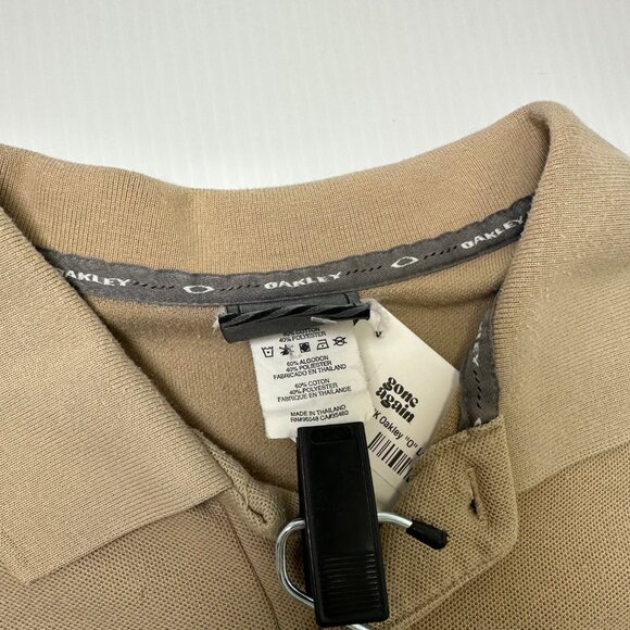 Y2K Oakley Mini Logo Polo Shirt XL - Picture 5 of 5